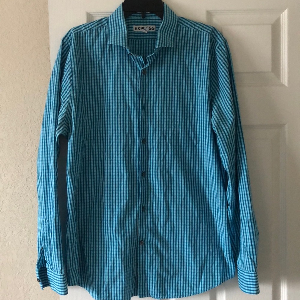 Express Extra Slim Fit Button Down Shirt